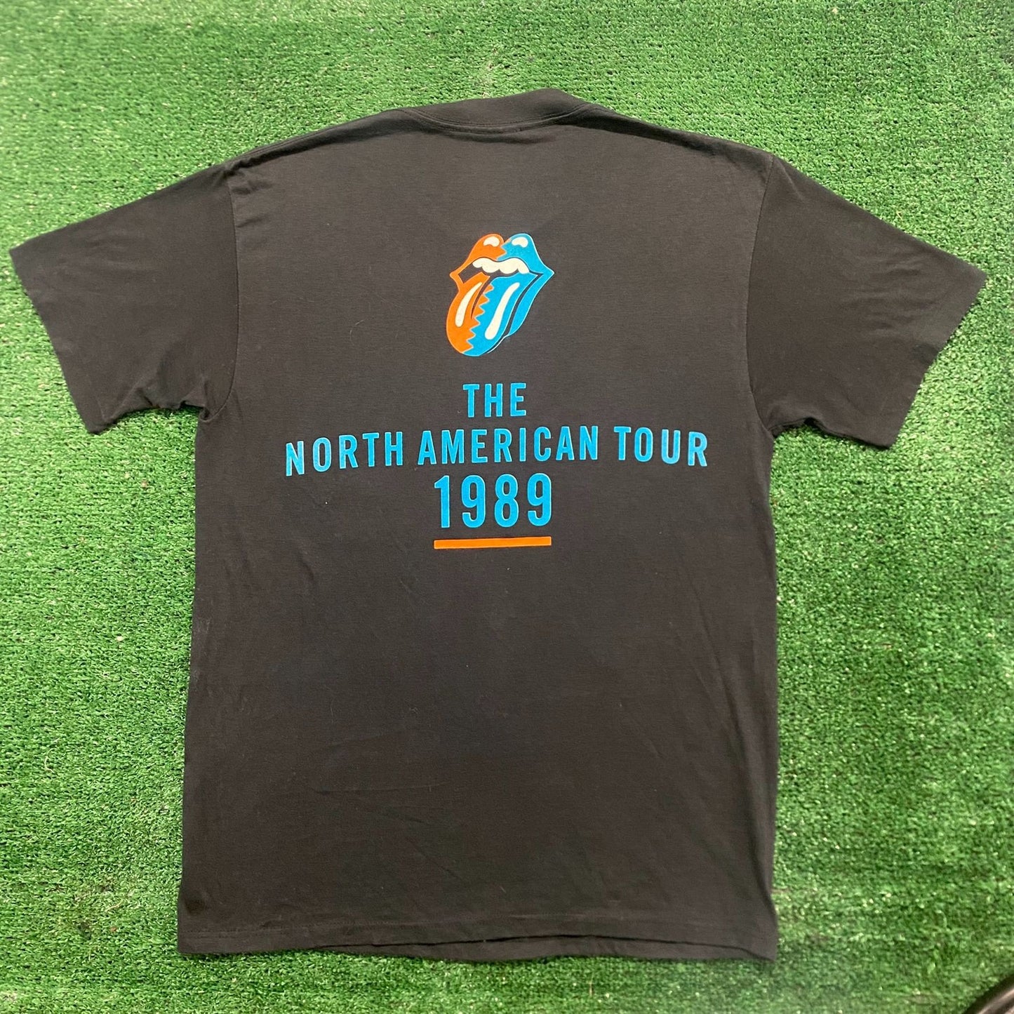 Vintage 80s Rolling Stones Tour Single Stitch Rock Band Tee