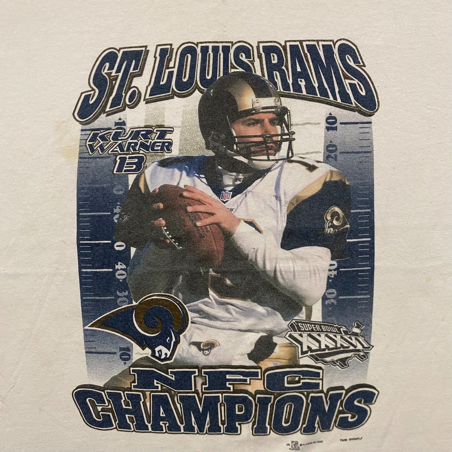 Vintage Y2K St. Louis Rams Football Essential Sports T-Shirt