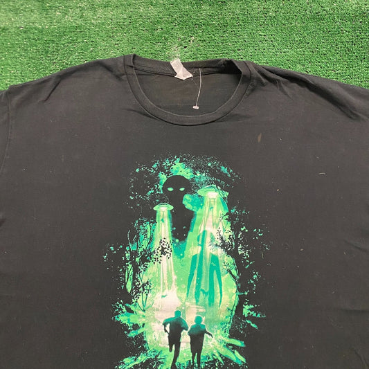 X-Files Aliens UFO Abduction Vintage Movie T-Shirt