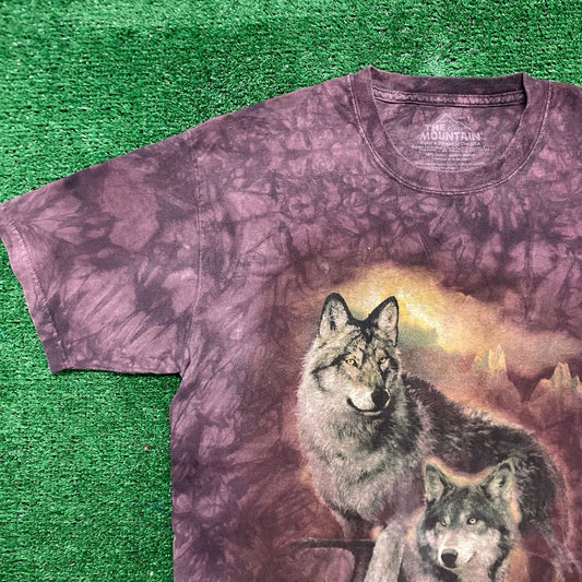 Vintage Y2K Essential Wolf Nature Animals T-Shirt