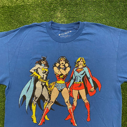 Justice League Vintage Comics Cartoon Movie T-Shirt