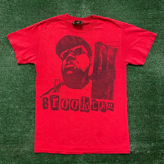 Vintage Y2K Brooklyn New York NYC Biggie Drill Streetwear Tee