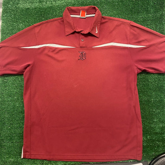 Vintage Y2K Nike Team Detroit Tigers Baseball Polo Shirt