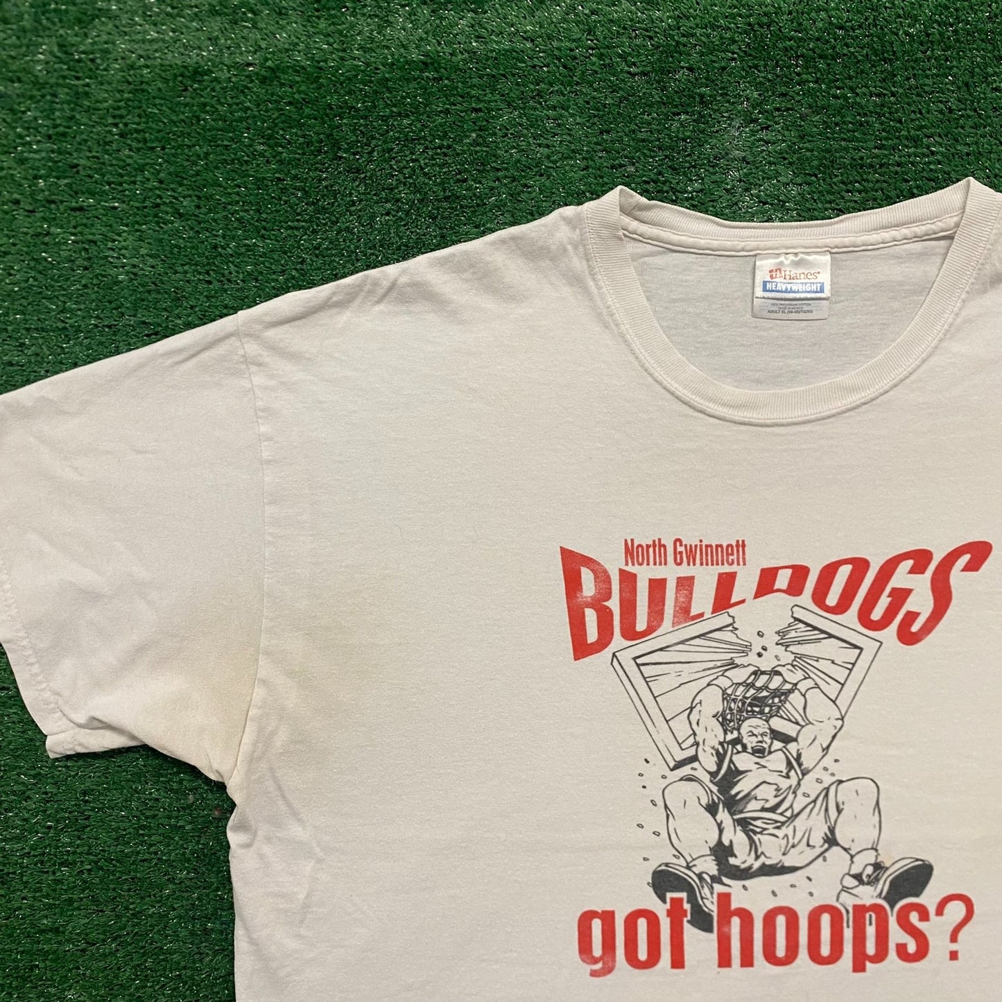 Vintage 90s Bulldogs Basketball Essential Baggy Sports Tee