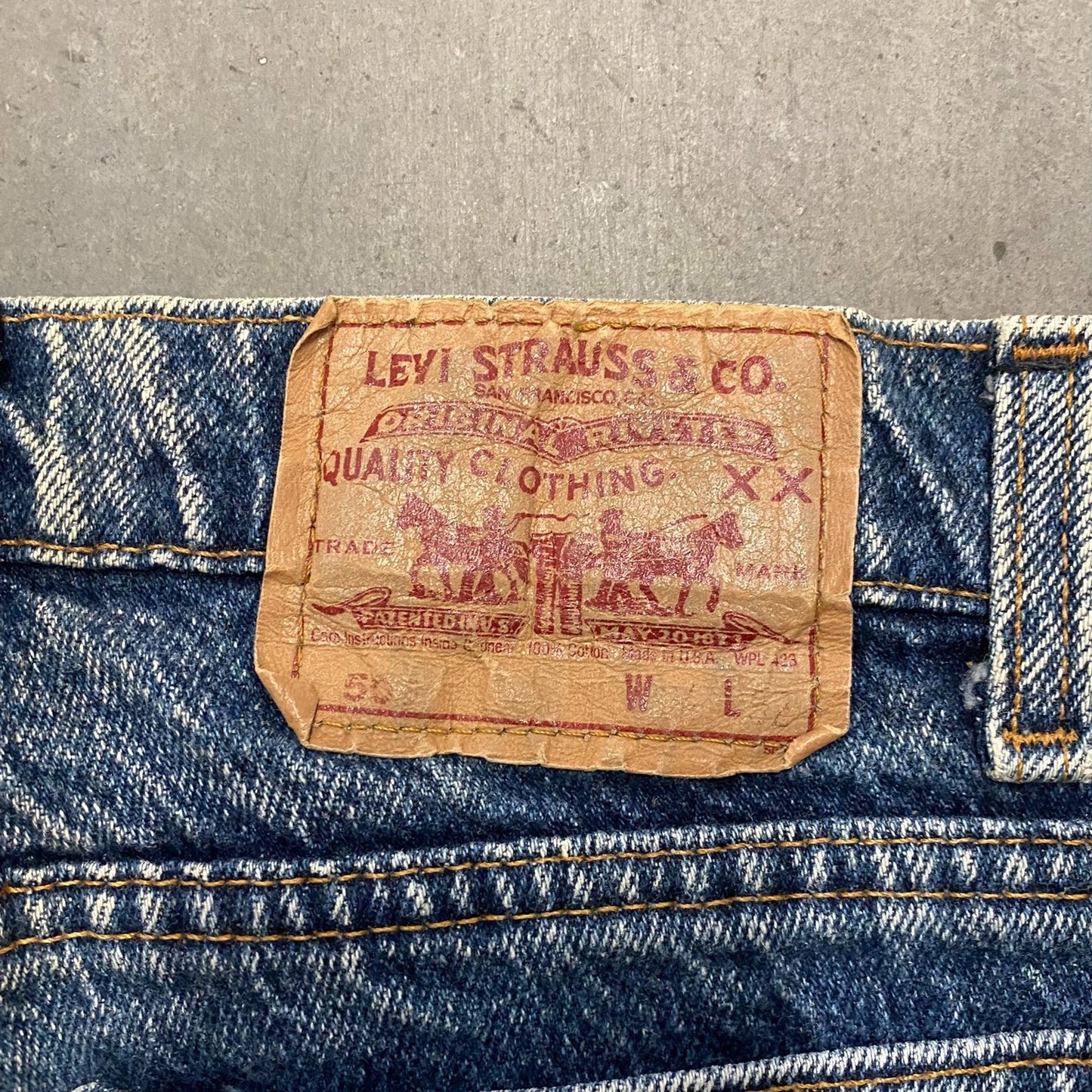 Vintage 90s Levi's 505 Essential Faded Denim Blue Jeans