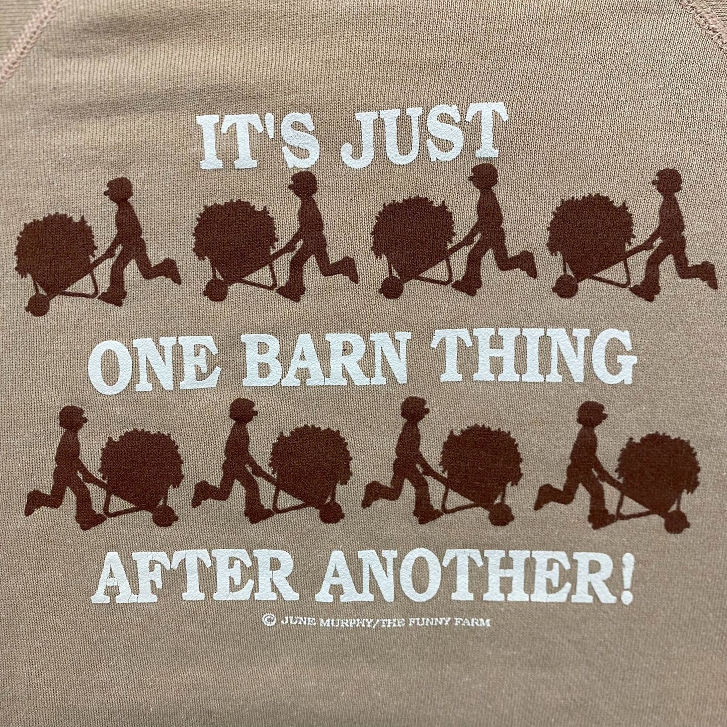 Vintage 90s Barn Funny Quote Essential Crewneck Sweatshirt