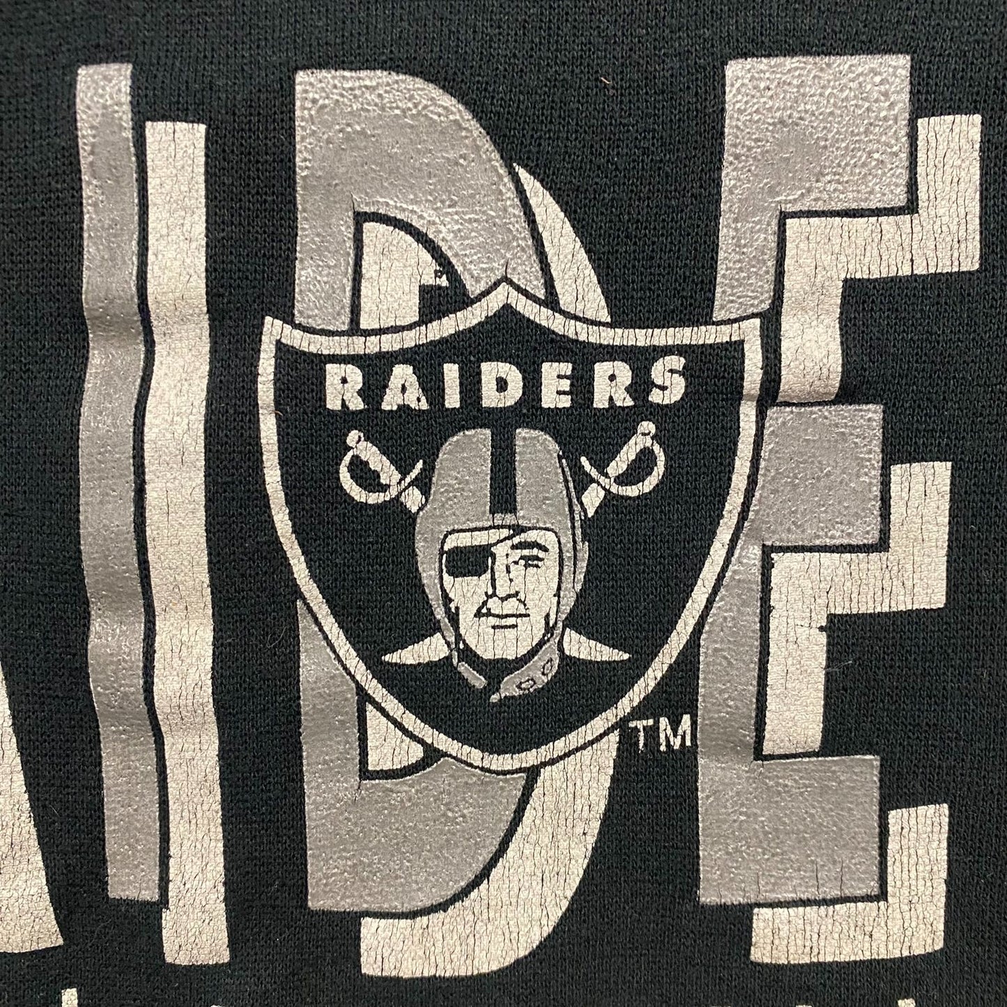 Vintage 90s LA Los Angeles Raiders NFL Crewneck Sweatshirt