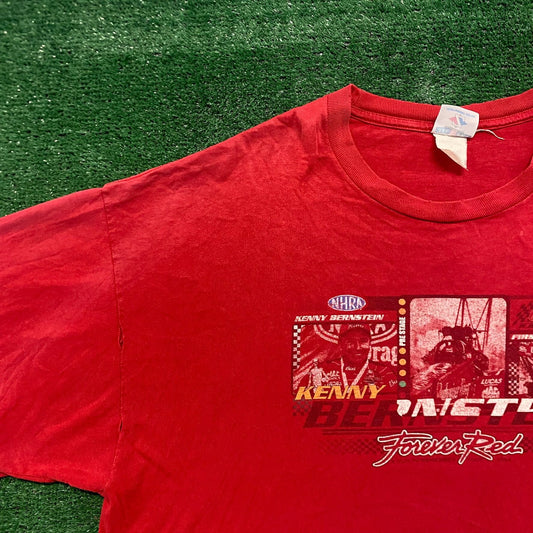 Vintage 90s NHRA Drag Racing Budweiser Kenny Bernstein Tee