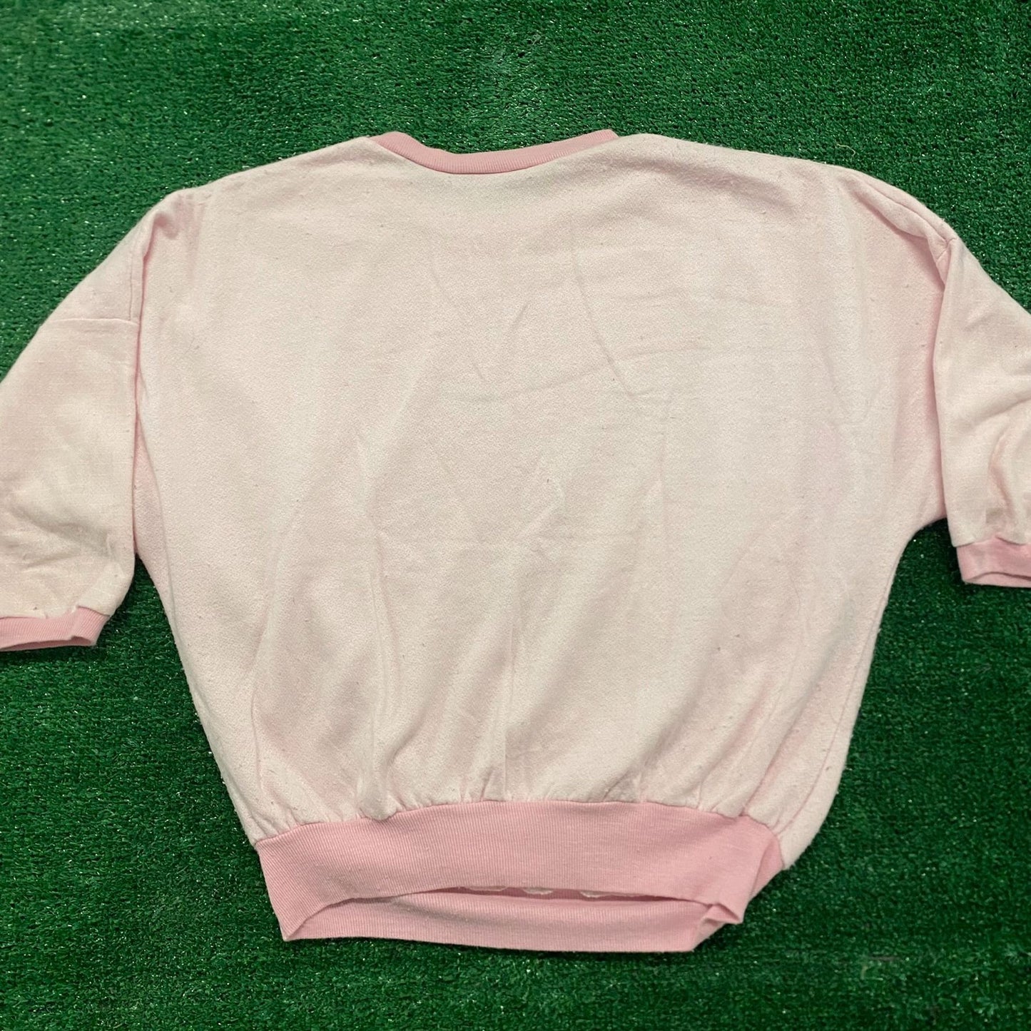 Cute Homeless Dog Pink Vintage 80s Animals Sweatshirt