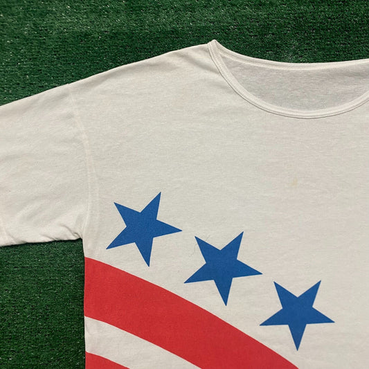 Vintage 90s USA American Flag Essential Baggy Patriotic Tee