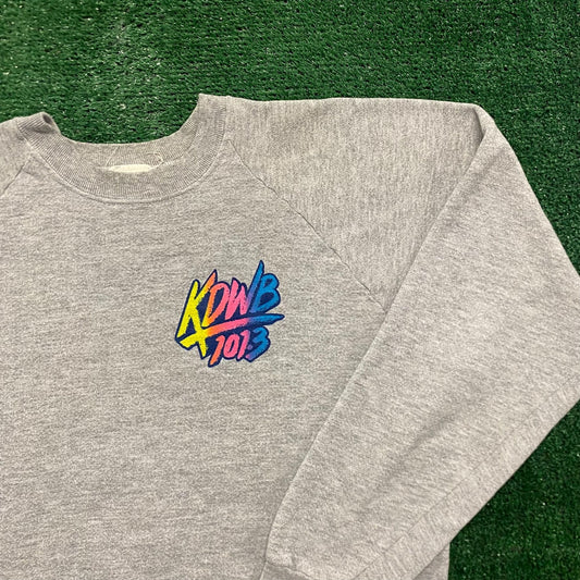 Vintage 90s KDWB 101.3 Radio Minnesota Crewneck Sweatshirt