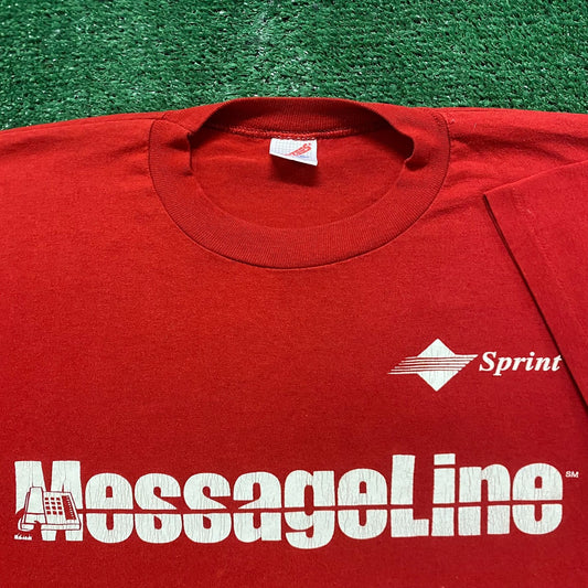 Vintage 80s Sprint Phone Voice Mail Single Stitch T-Shirt