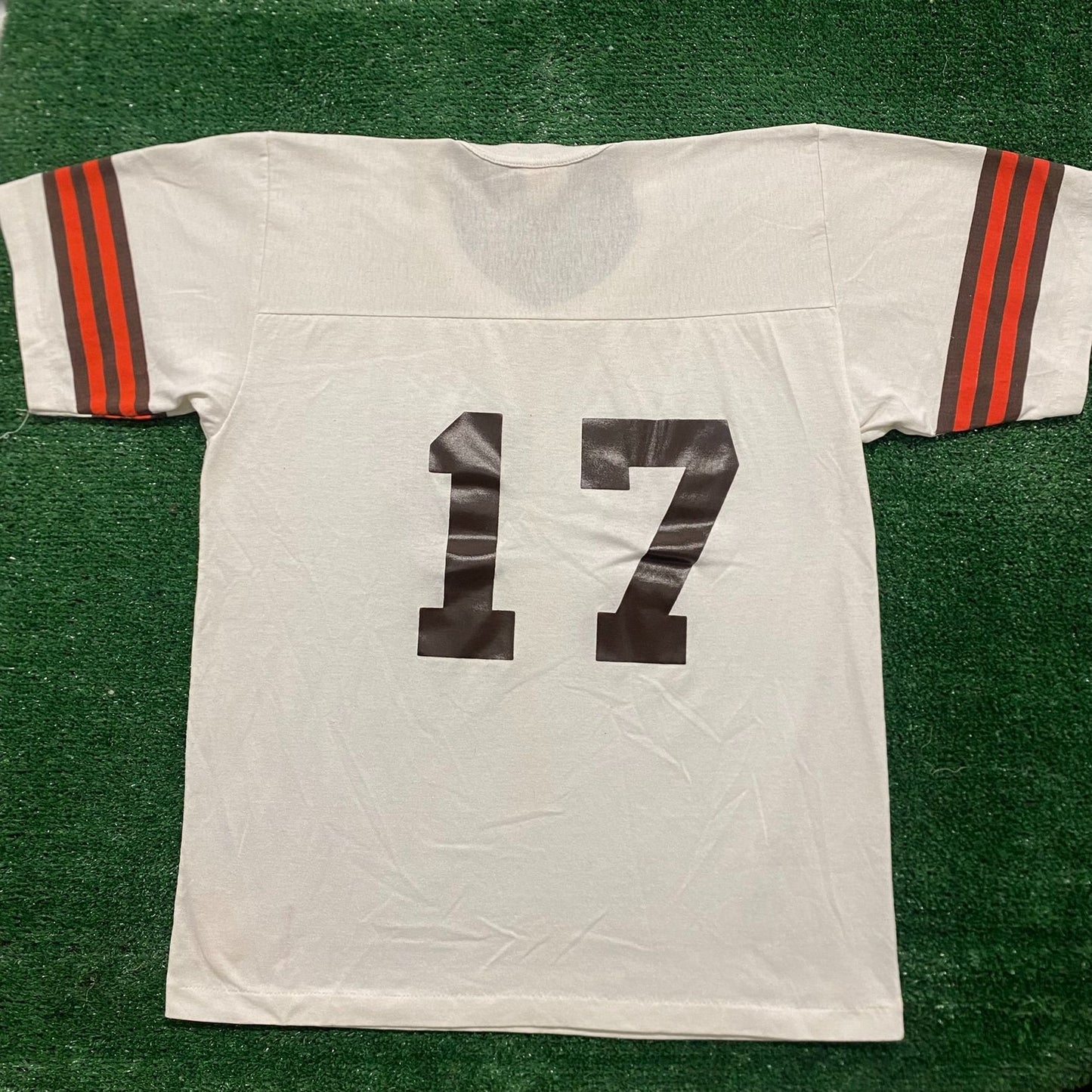 Vintage 80s Cleveland Browns Jersey Shirt Single Stitch Tee