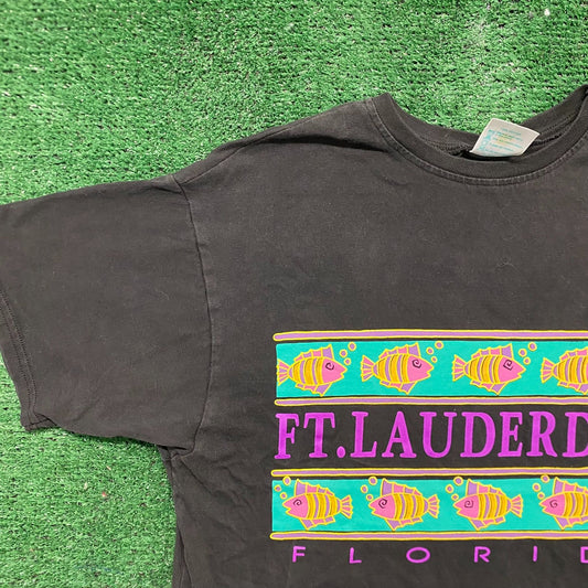 Vintage Y2K Ft. Lauderdale Florida Tourist Destination Tee
