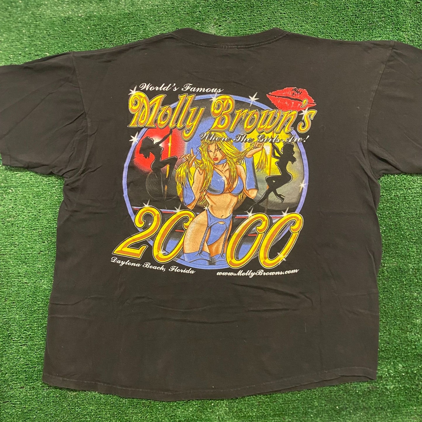 Molly Brown's Daytona Beach Vintage Sexy Stripper T-Shirt