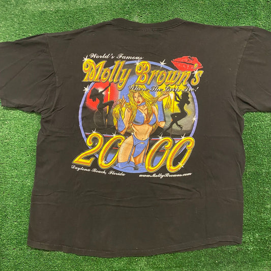 Molly Brown's Daytona Beach Vintage Sexy Stripper T-Shirt