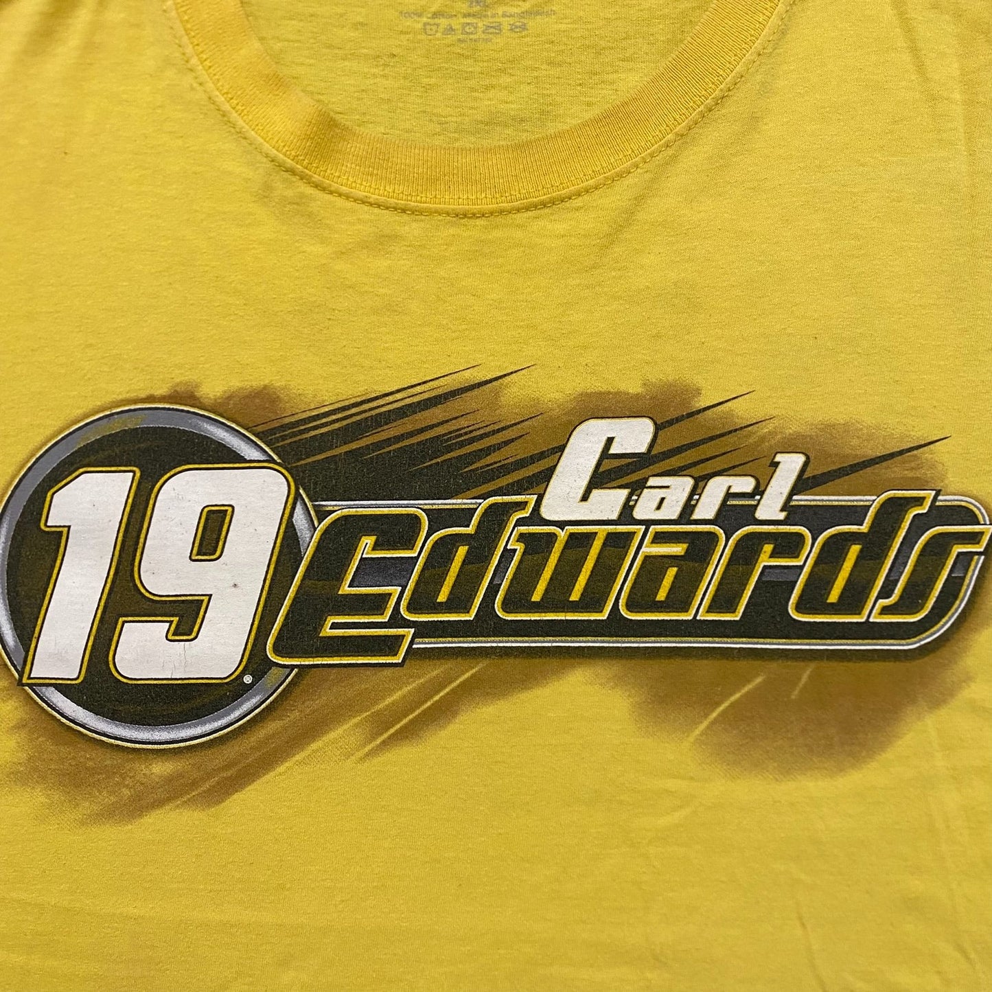 Vintage Y2K Carl Edwards Racing Shirt Cars Automotive Tee