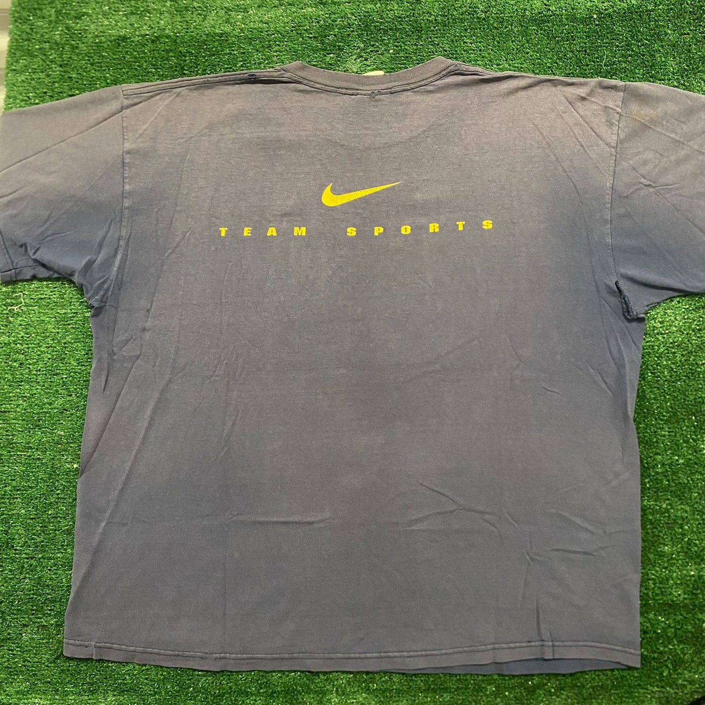 Vintage 90s Nike Michigan Wolverines Shirt College Sports Tee