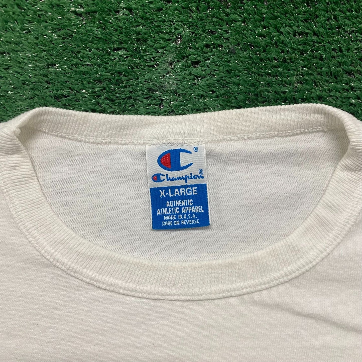 Vintage 90s Champion Logo Essential Single Stitch T-Shirt