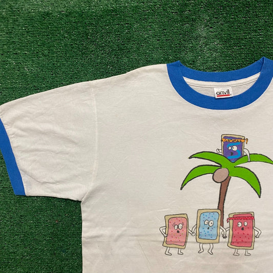 Vintage Y2K Essential Pop Tarts Beach Snack Food T-Shirt