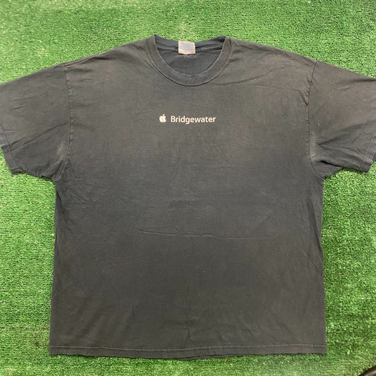 Vintage Y2K Apple Store Bridgewater Sun Faded Baggy Tech Tee