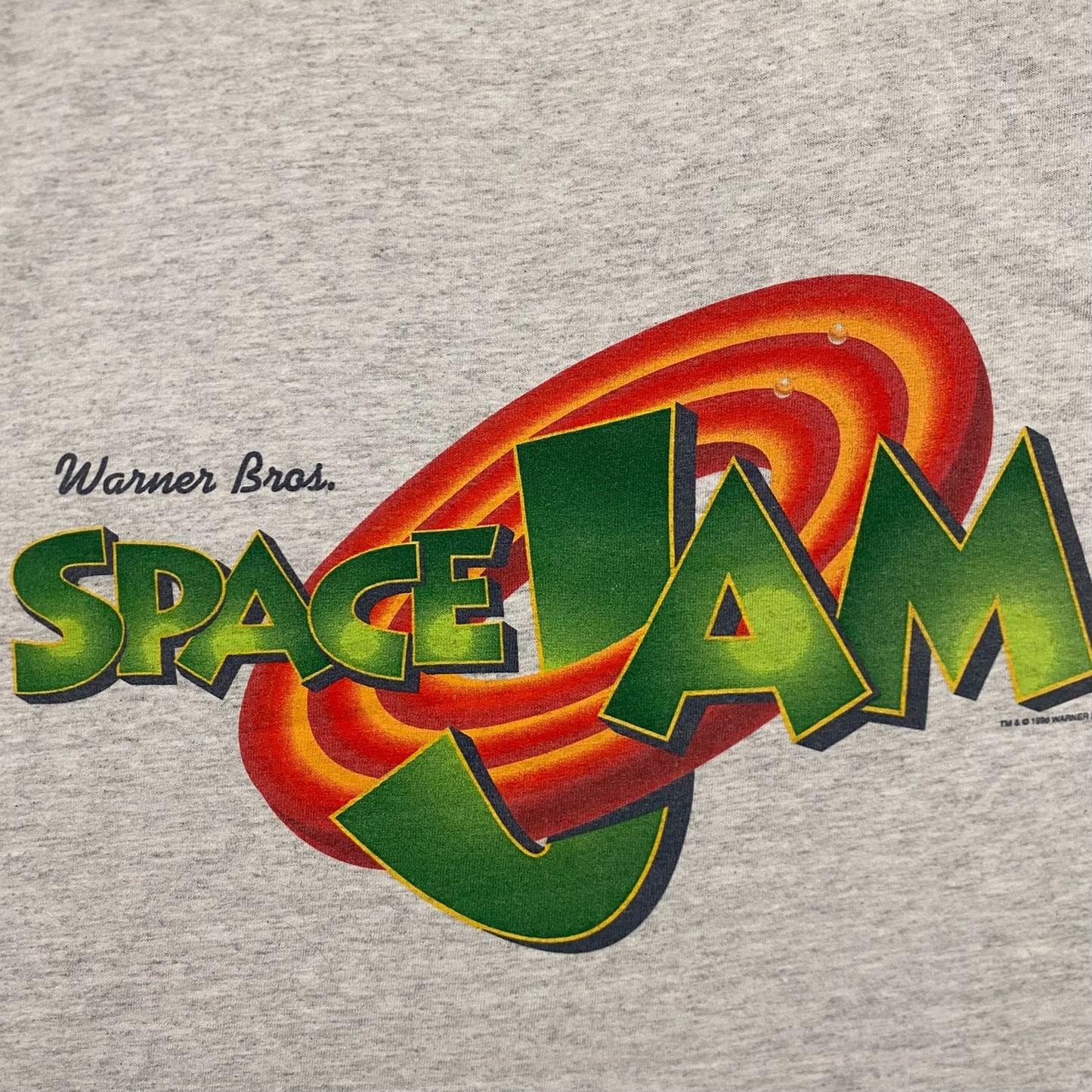 Vintage 90s Space Jam Movie Essential Single Stitch Tank
