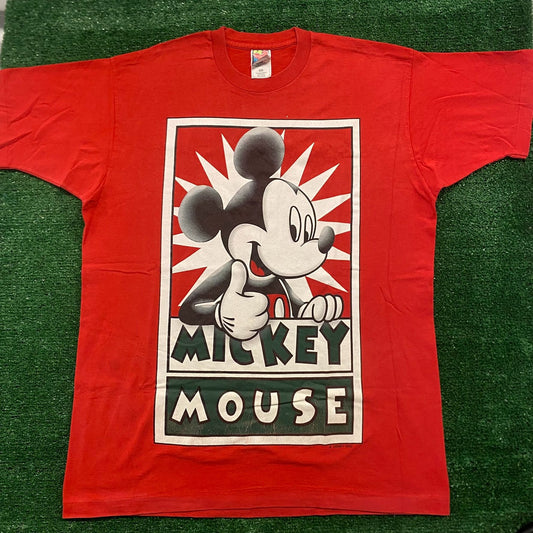 Vintage 90s Essential Mickey Mouse Single Stitch T-Shirt
