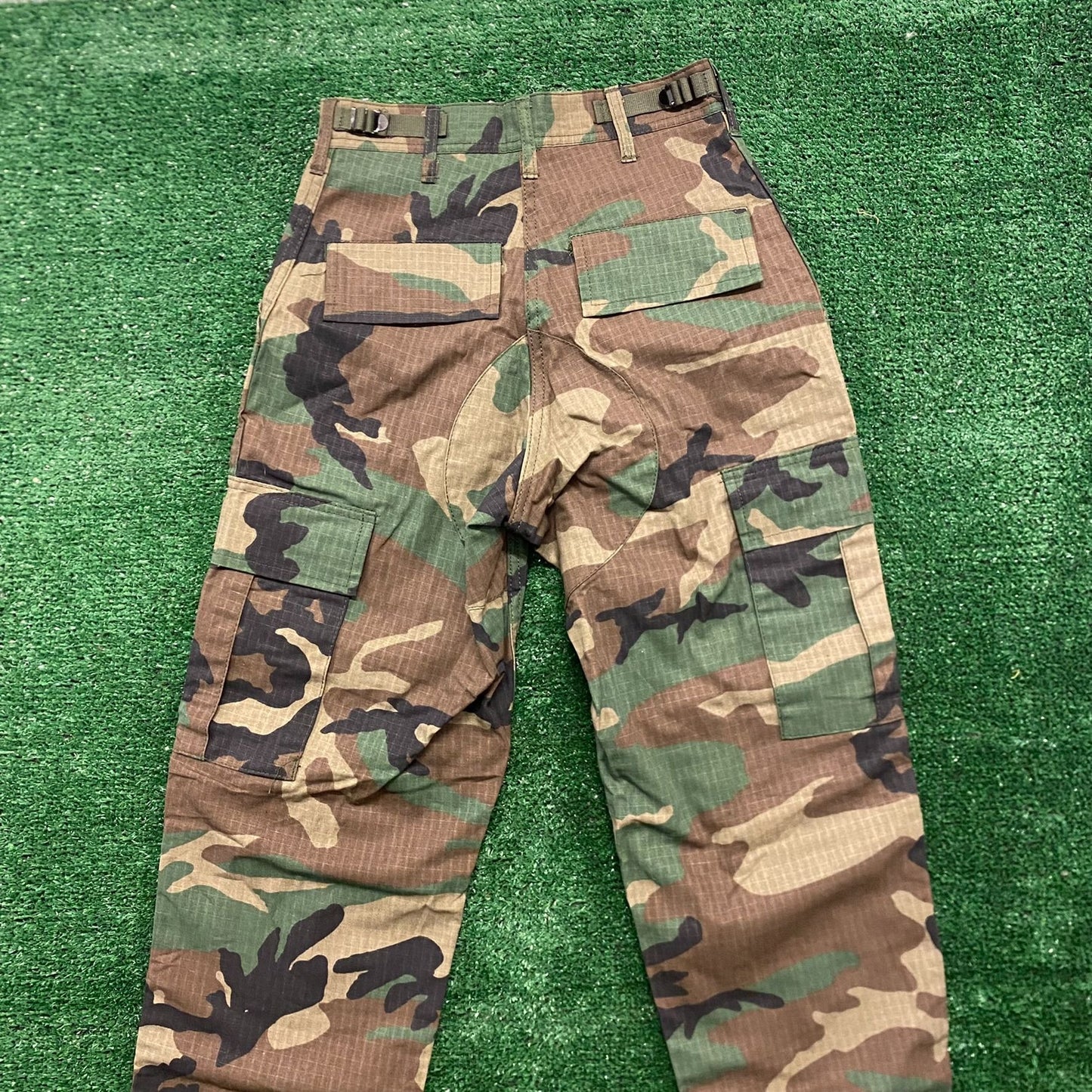 Forest Camo Vintage Military Army BDU Cargo Pants