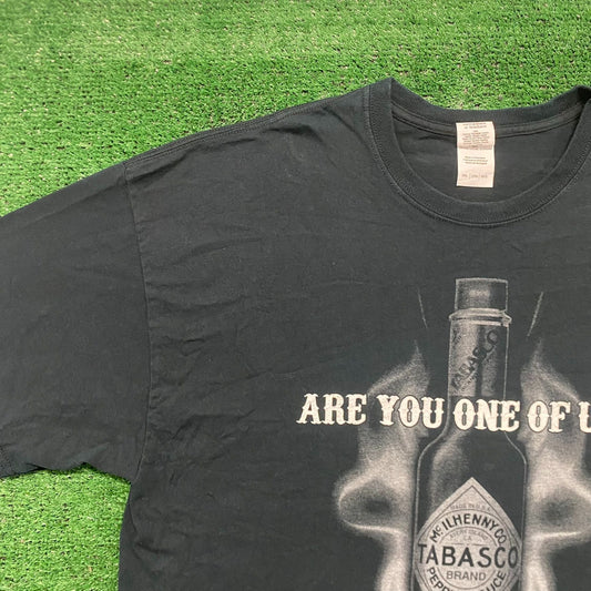 Vintage Y2K Tabasco Quote Choppers Motorcycle Baggy Punk Tee