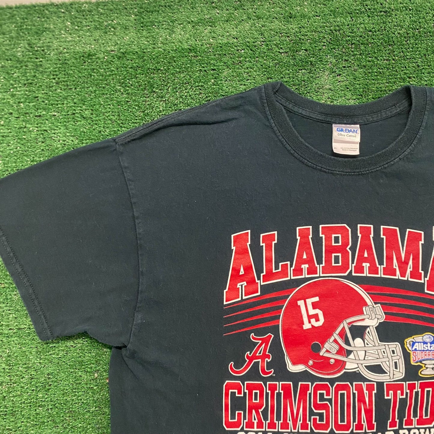 Vintage Y2K Alabama Crimson Tide Football College Sports Tee