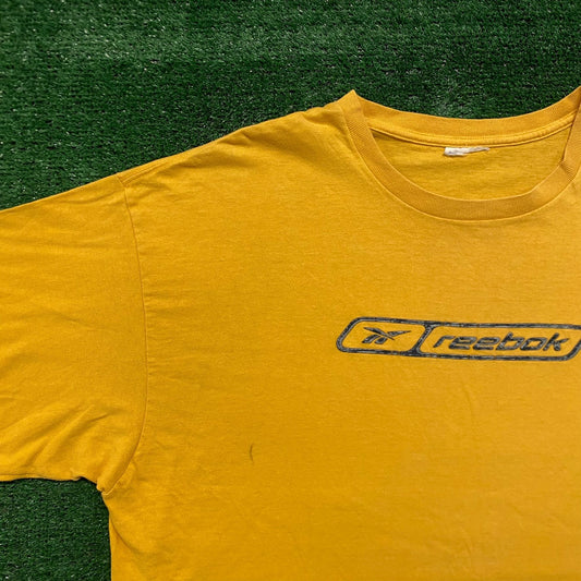 Vintage Y2K Reebok Spell Out Logo Essential Baggy Tee