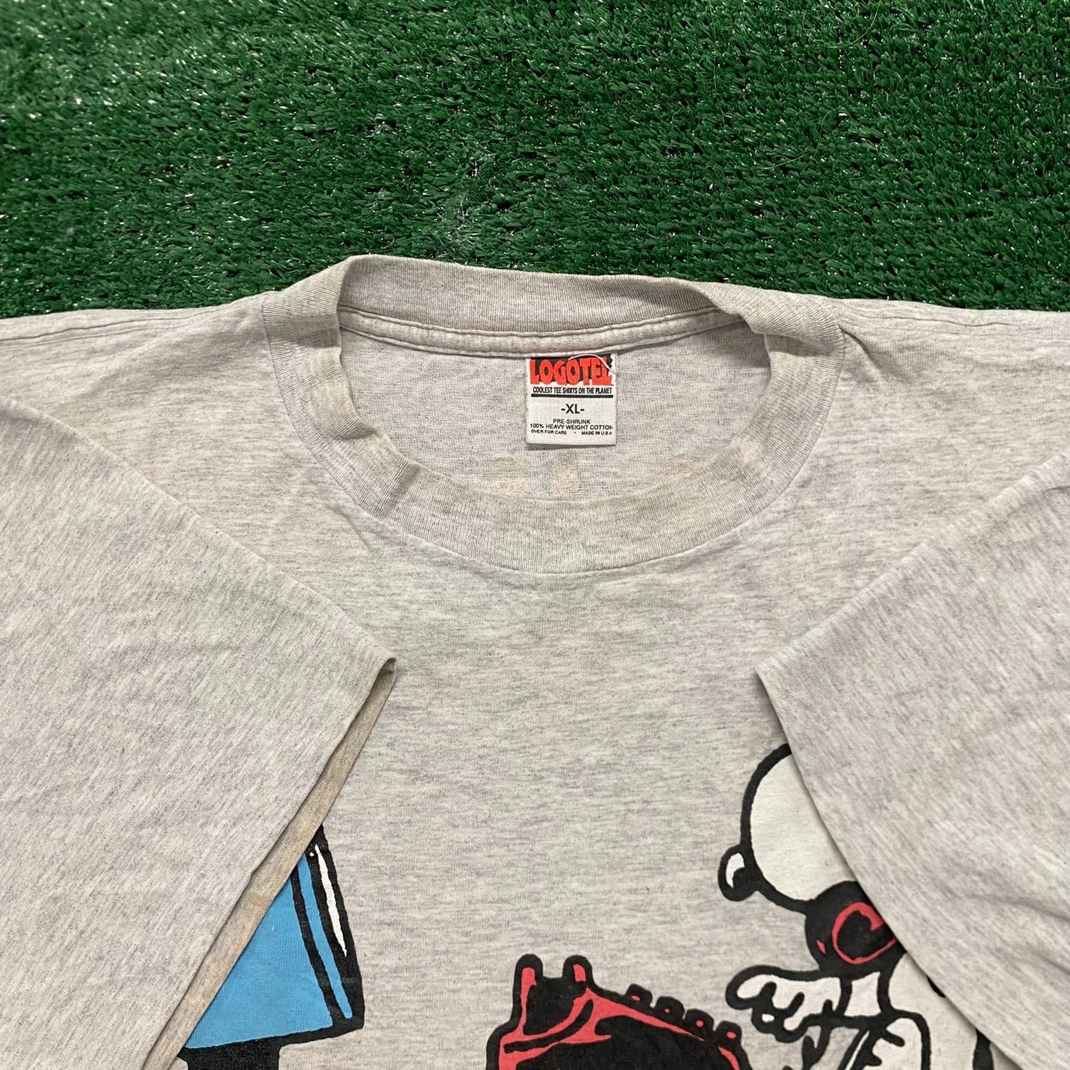 Rare Vintage 90s Peanuts Snoopy Single Stitch Comic T-Shirt