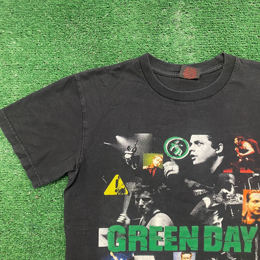 Vintage Y2K Green Day American Idiot Punk Rock Band Tee