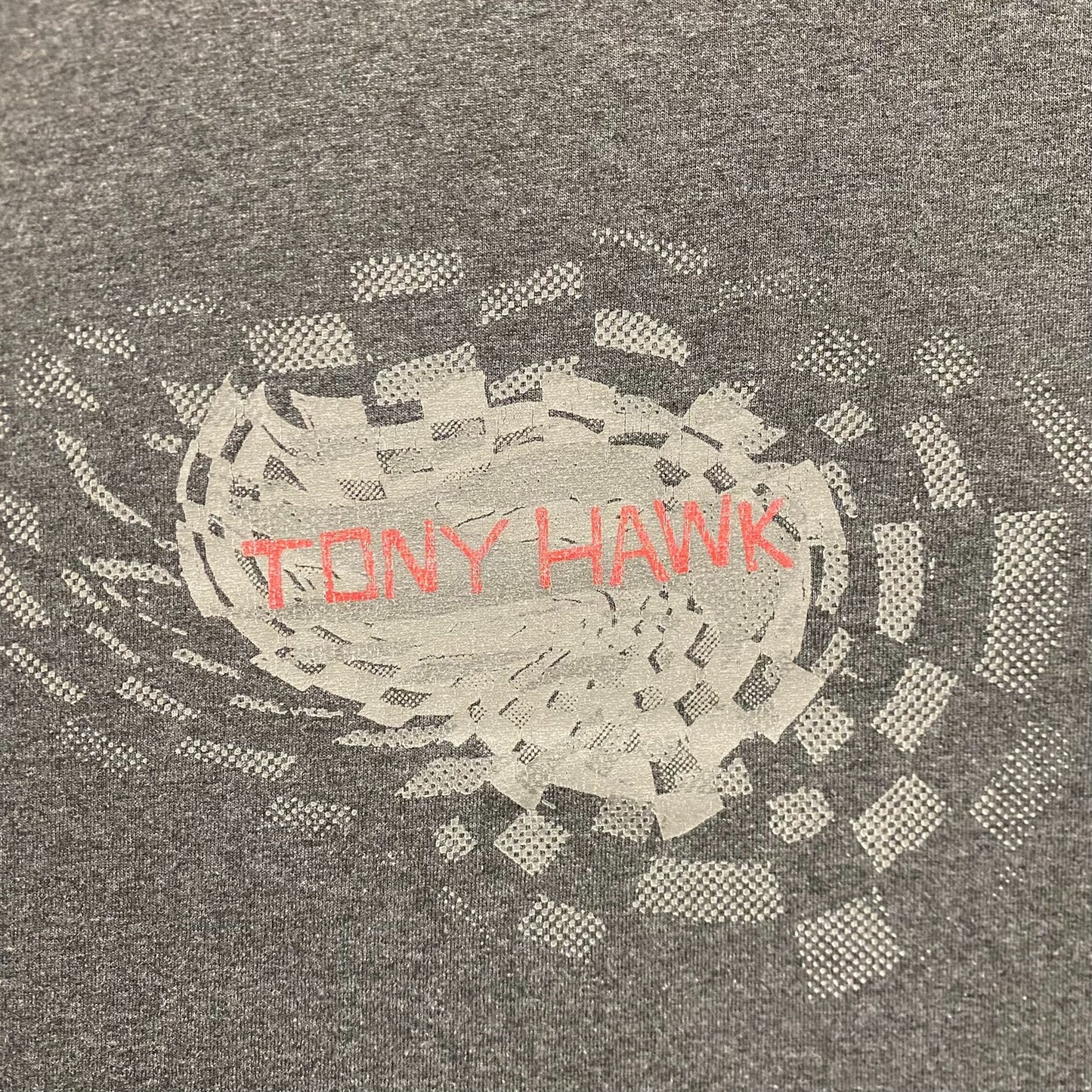 Vintage Y2K Tony Hawk Shirt Checkered Skater Skateboard Tee