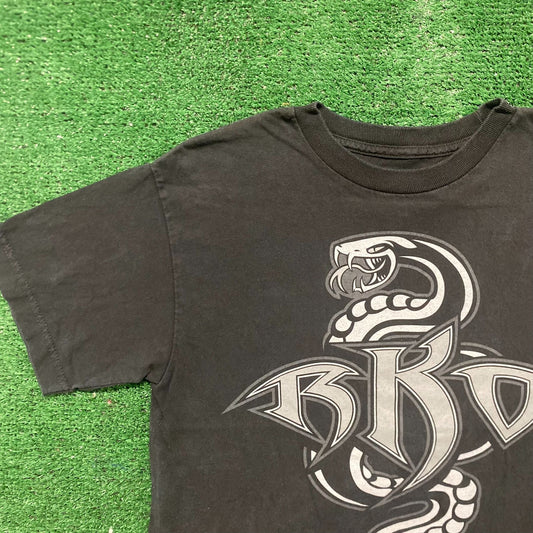 Vintage Y2K WWE RKO Randy Orton Snake Essential Wrestler Tee