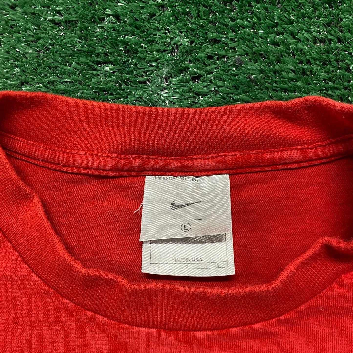 Vintage 90s Nike Center Swoosh Logo Core Long Sleeve Tee