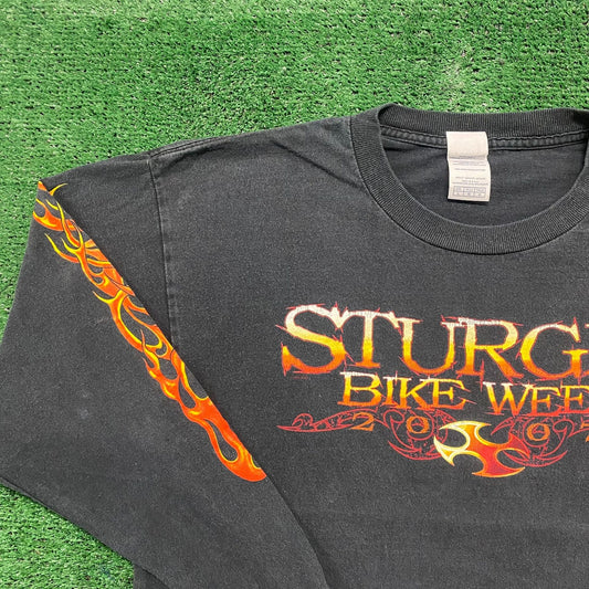 Vintage Y2K Essential Sun Faded Sturgis Bike Week T-Shirt