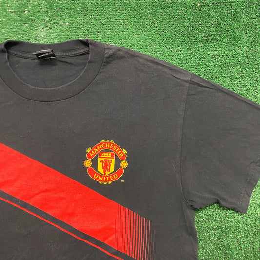 Vintage Y2K Manchester United Soccer Shirt Wayne Rooney Tee