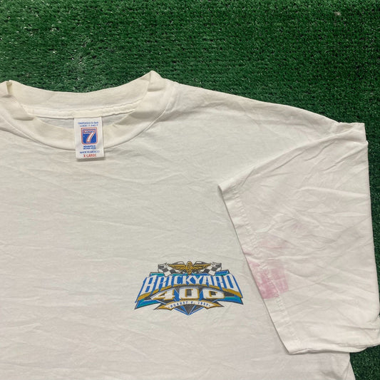 Vintage 90s NASCAR Brickyard 400 Racing Baggy Automotive Tee