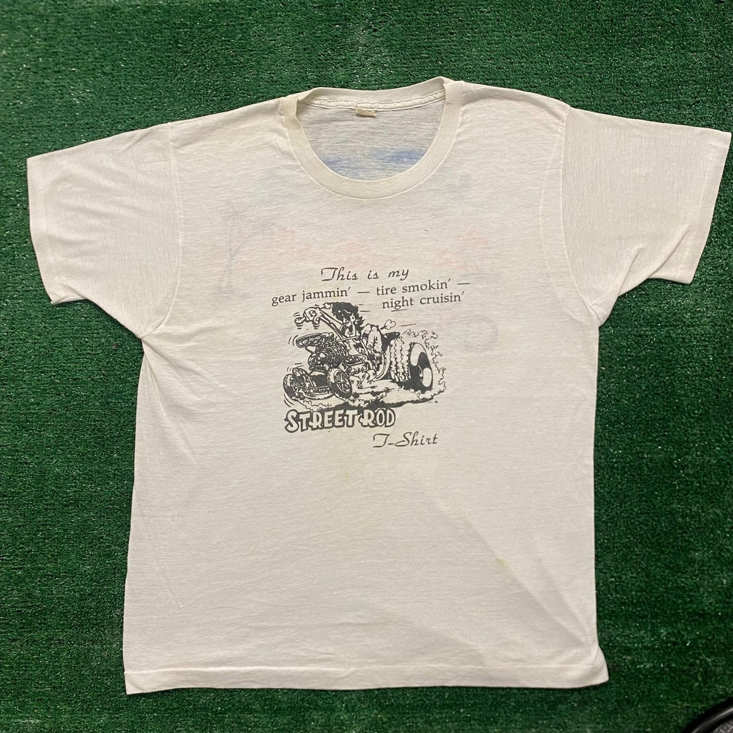 Vintage 80s Hot Rods Single Stitch Punk Airbrush T-Shirt
