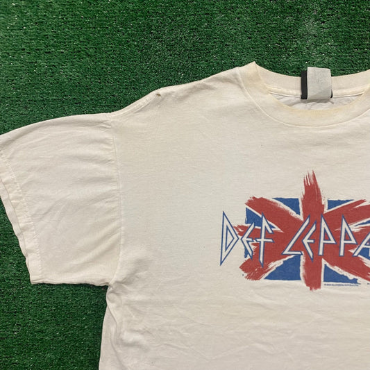 Vintage Y2K Essential Baggy Def Leppard Rock Band T-Shirt