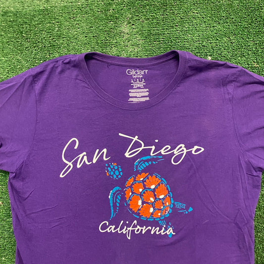 San Diego Sea Turtle Vintage Animals Nature T-Shirt