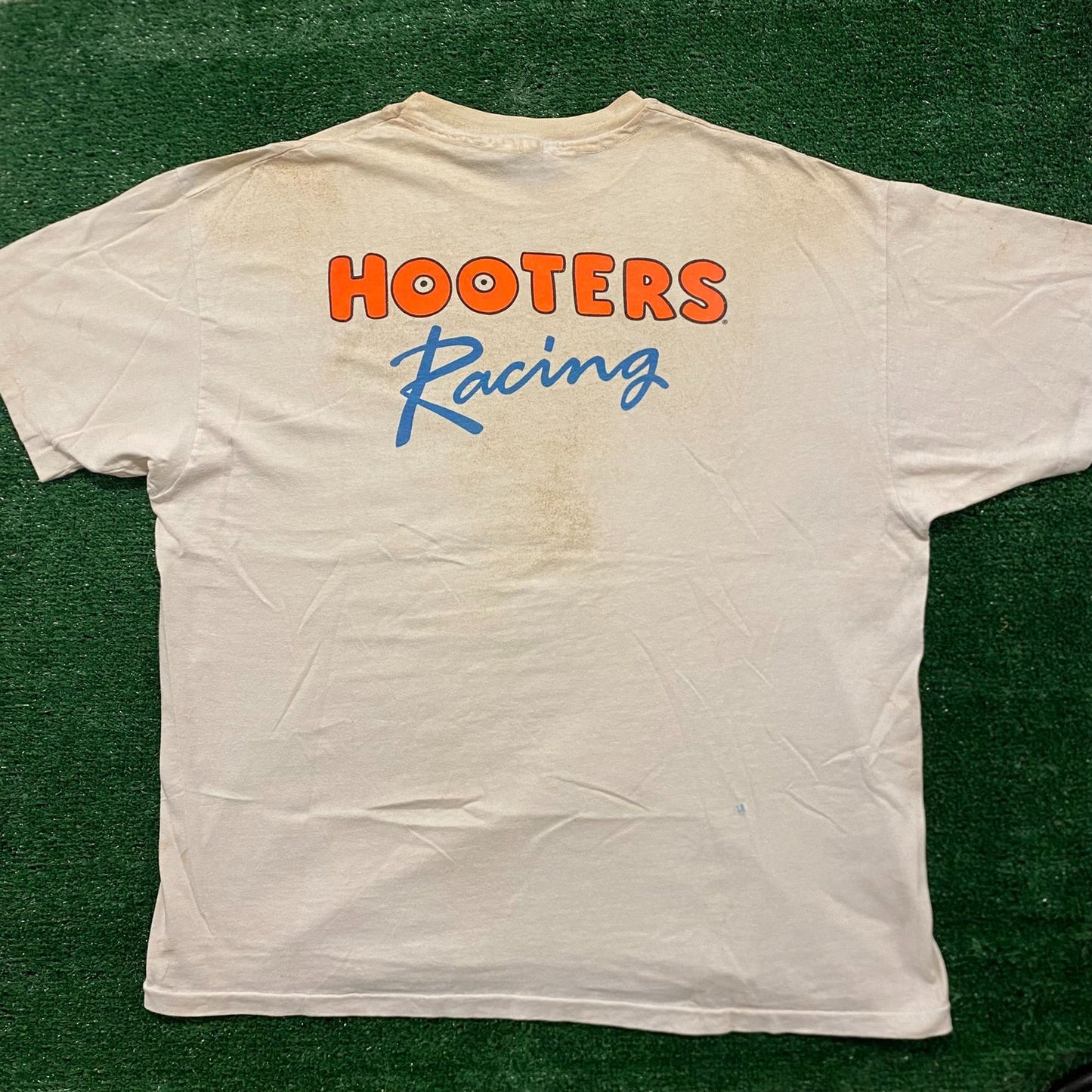 Alan Kulwicki Hooters Racing Vintage 90s NASCAR T-Shirt