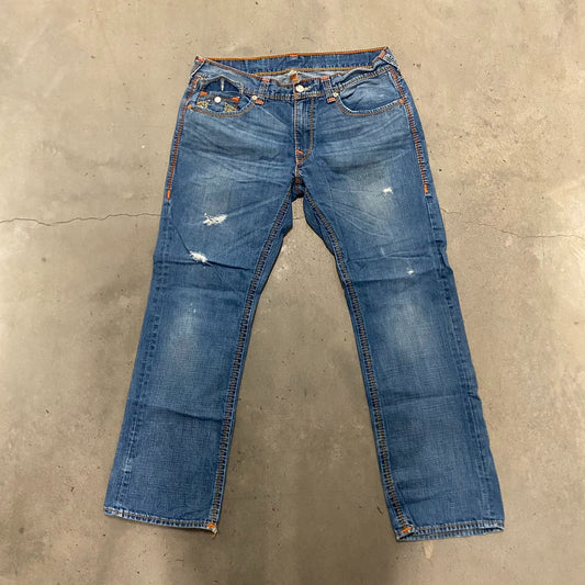 Vintage Y2K Essential True Religion Mega T Straight Jeans