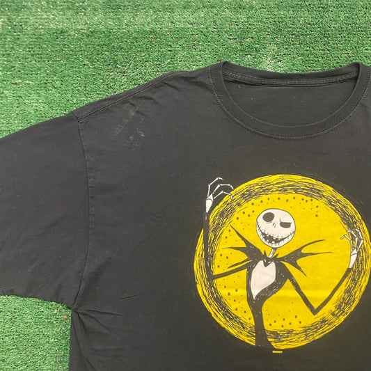 Vintage Y2K Jack Skellington Essential Goth Emo Movie Tee