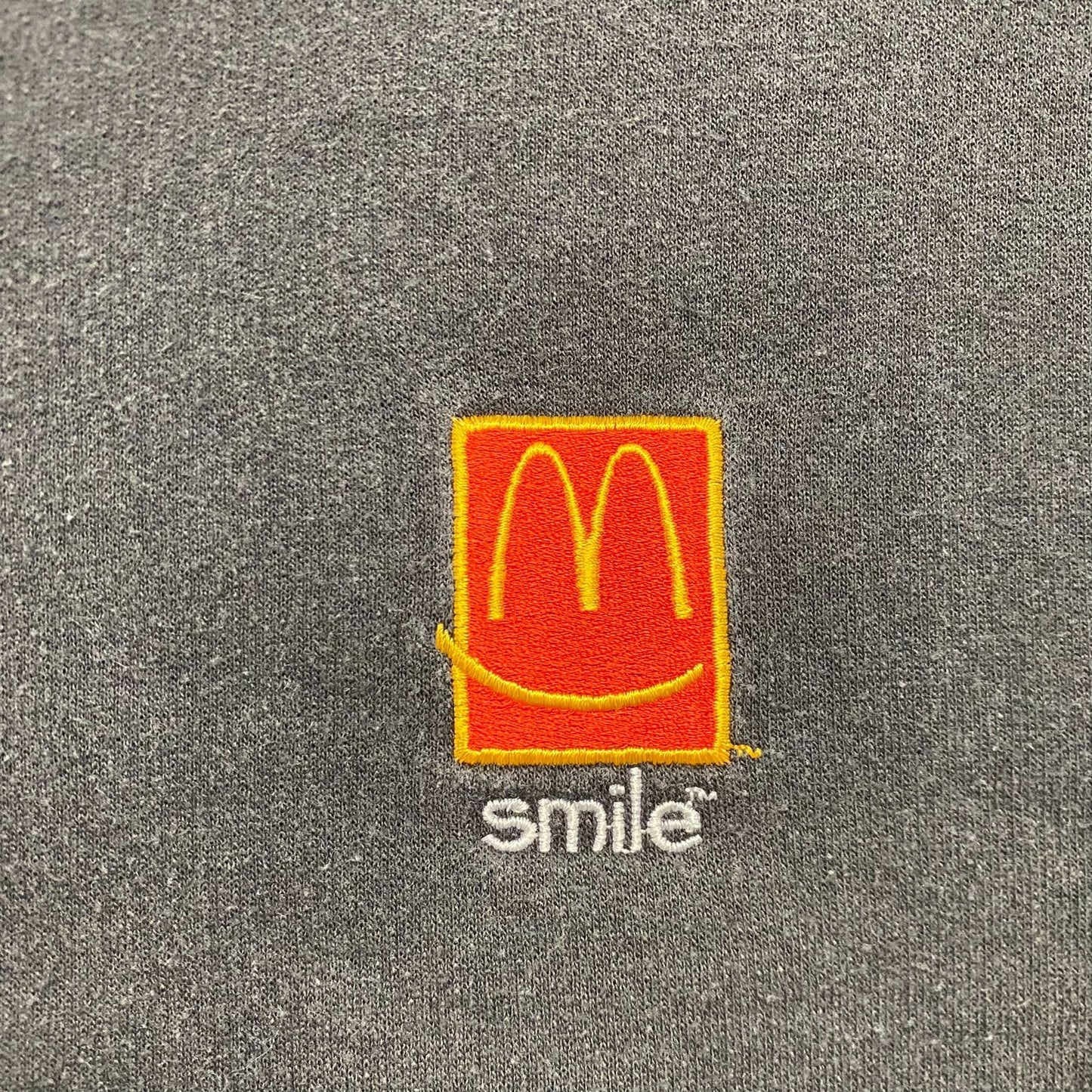 Vintage 90s McDonald's Smile Sun Faded Crewneck Sweatshirt