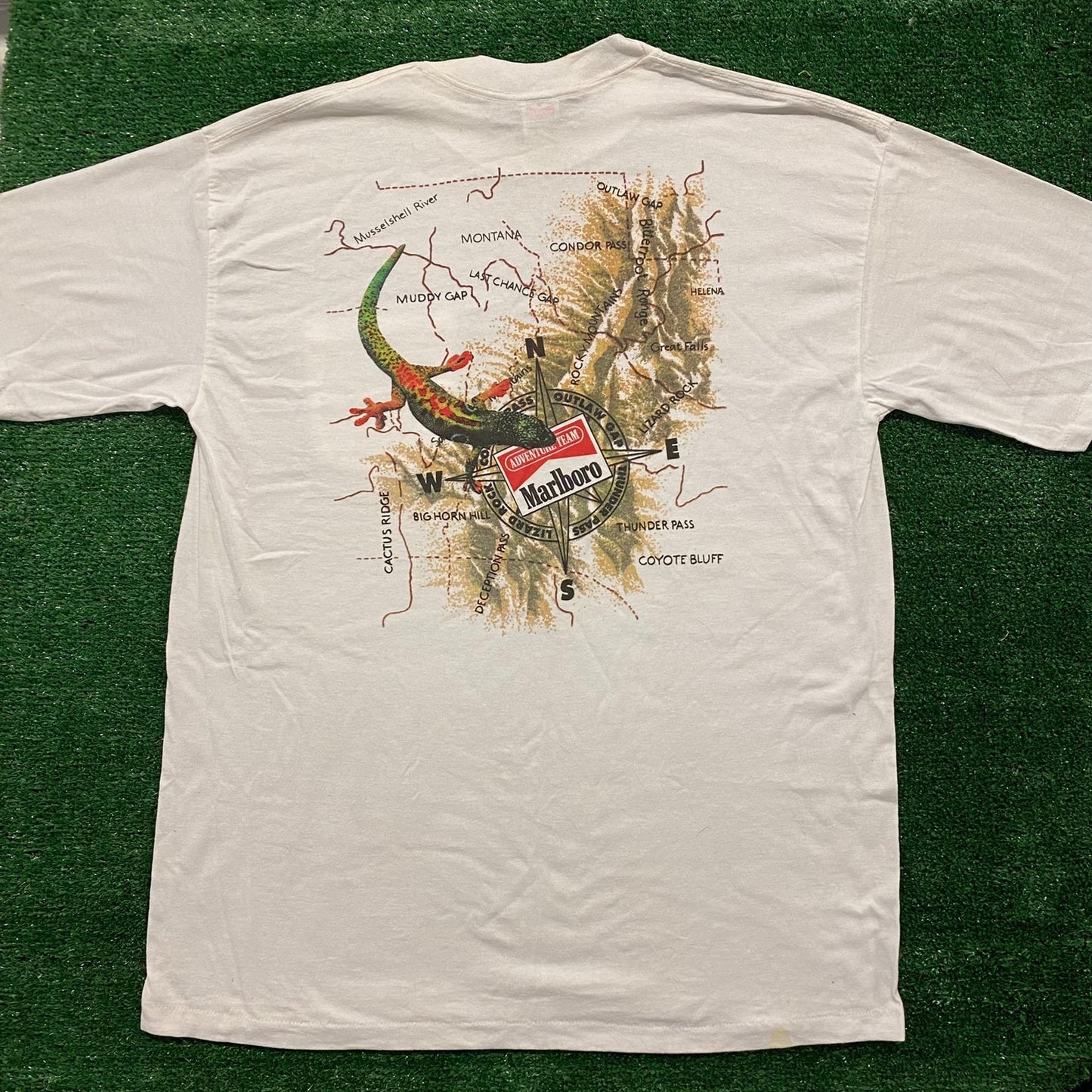 90s Marlboro Lizard Tee XL dead stock - ファッション