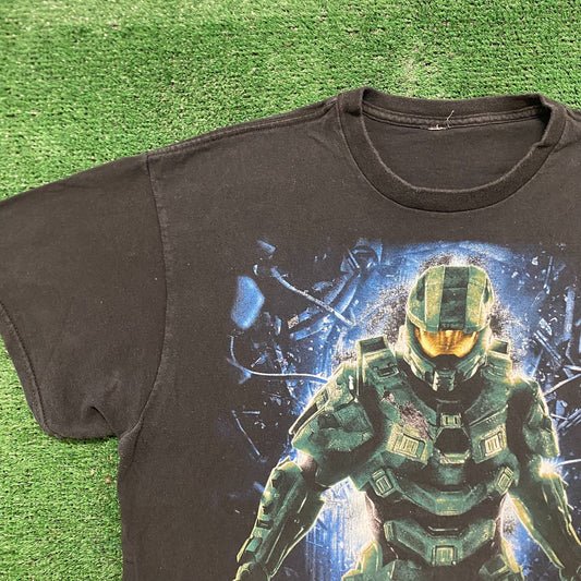 Vintage Y2K Halo 4 Master Chief Essential XBOX Gaming Tee