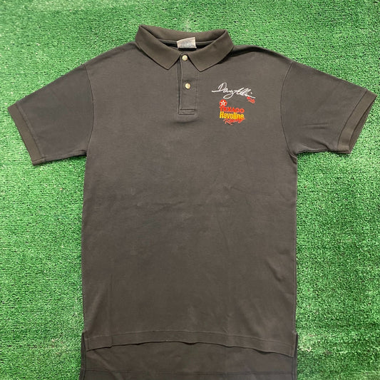 Vintage 90s Texaco Racing Single Stitch NASCAR Polo Shirt