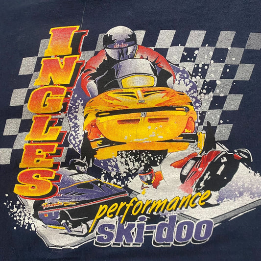 Vintage 90s Ski-Doo Racing Shirt Single Stitch Long Sleeve Tee